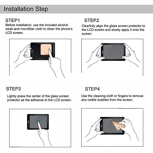 5 Podofo+Screen+Protector+Tempered+Paperwhite