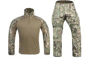 EMERSONGEAR Gen3 Uniform,Military Painball Suit,Army Airsoft Combat BDU Pants Shirt with Knee Pads