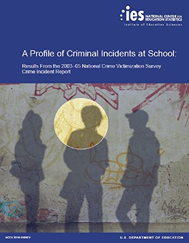 A Profile of Criminal Incidents at School: Results From the 2003-05 National Crime Victimization Survey Crime Incident Report