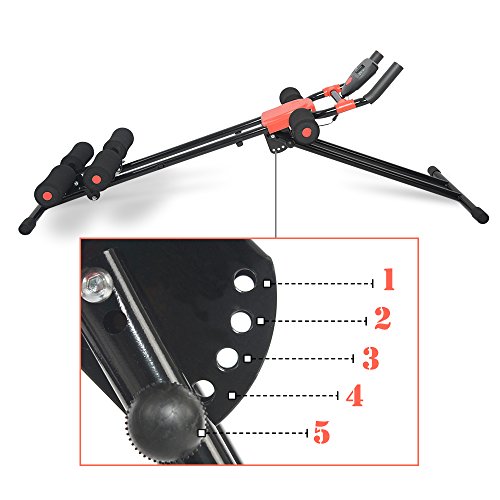 Carambola Ab Cruncher Abdominal Trainer Glider Machine, Body Fitness Gym Exercise Equipment with LED Monitorv