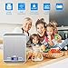 AMIR Digital Kitchen Scale, 5kg, 0.05oz/ 1g Cooking Scale, High Accuracy Food Scale, 6 Units, Back-Lit LCD Display, Tare & Auto Off Function, Stainless Steel & Slim Design Batteries Included (Silver)