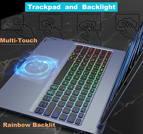 Kolude Magnetic Keyboard for IPad Air 10.9 5th,4th Generation IPad Pro 11 inch Case with Keyboard (4th, 3rd, 2nd and 1st) Ipad 10.9 Keyboard Multi-Touch Trackpad