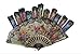 HUNANBANG 1 Dozen 12 Pieces Folding Hand Fans Church Wedding Gift, Party Favors, DIY Decoration Gift Size9 Wholesale 12pack (Flower)
