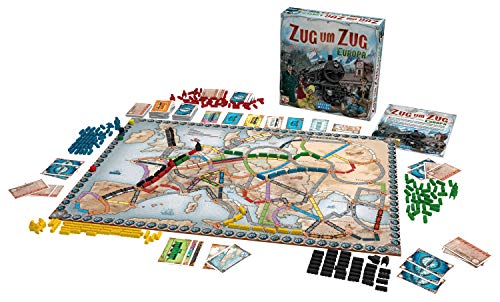 Asmodee | UNBOX NOW | Days of Wonder | Zug um Zug – Europa | Grundspiel | Familienspiel | Brettspiel | 2-5 Spieler | Ab… – Bild 8