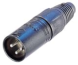 Neutrik NC3MX-BAG 3-Pin M Cable MT XLR, Black