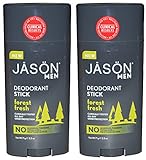 Jason Natural Products Men's Deodorant Stick Forest Fresh Pack of 2