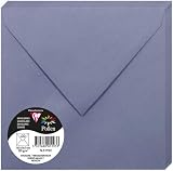 Clairefontaine 5193C Pack of 20 Gummed Envelopes 16.5x16.5 cm 120 g/m²