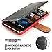 M7 Case,HTC One M7 Case Wallet,Mulbess [Layered Dandy][Vintage Series][Black] - [Ultra Slim][Wallet Case] - Leather Flip Cover With Credit Card Slot for HTC One M7