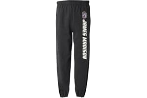 CAMPUS LAB Official Collegiate NCAA Jogger Sweatpants Unisex for Men & Women Collegiate Team Logo Charcoal Heather Collection
