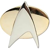 Silver and Gold Star Fleet Lapel Pin 1"