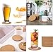 Olivia & Aiden Cork Coasters Set | 24 Piece Set | Round Thick, Super Absorbent | Fits Cups, Mugs, Wine Glasses | Heat-Resistant Counter and Table Protection | Includes Metal Coaster Holder