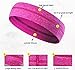 Keross 3 Pack Sports Headbands Non-Slip .Sweatband,Elastic Fashion Hair Band for Men&Women. Perfect for Workouts,Yoga,Running,or Casual Wear