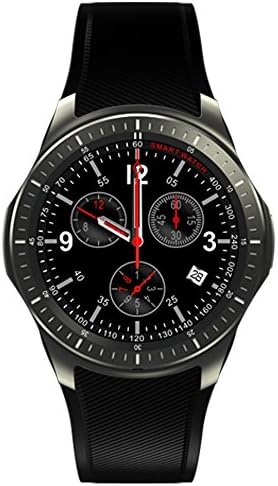 LESHINE Bluetooth 4.0 1.39 inches SIM Card Smart Android Smartwatch (Black)