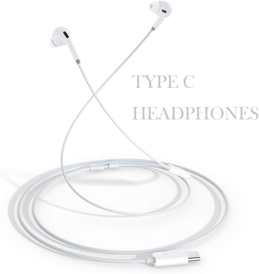 iMangoo USB C Headphones Type C Earphones for iPhone 16 15,in Ear Wired Earbuds Headphones HiFi Stereo with Mic and Volume Control for Galaxy A55 A35 Z Flip6 S24 Ultra S23 S22+ Pixel 8a 9 Pro Oneplus - Image 4