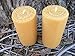 Edinboro Beeswax 5.5-Inch Pillar Candles, Set of 2