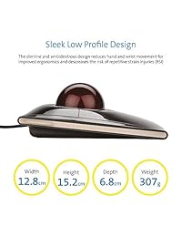 Kensington SlimBlade Trackball Mouse (k72327us)