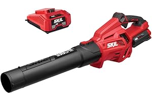 SKIL PWR CORE 40 Brushless 40V 530 CFM Cordless Leaf Blower Kit, Variable Speed with Power Boost, Includes 2.5Ah Battery and Auto PWR Jump Charger- BL4713C-11