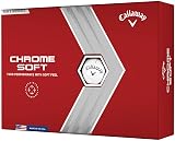 Callaway Chrome Soft Golf Balls 2022 White 12 Pack
