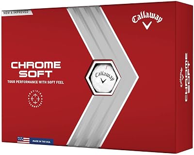 Callaway Chrome Soft Golf Balls 2022 White 12 Pack