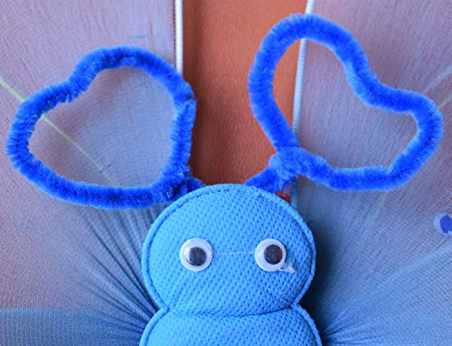 Multiple Colors Pipe Cleaners 100 Pieces Chenille Stems for DIY Art Decorations Creative Craft (6mm x 12 Inch)