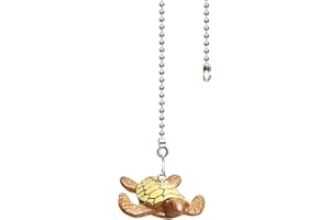 OMYZERO 12inches Ceiling Fan pull chain Lovely Romantic Turtle Pendant ceiling fan light covers pull chain extension