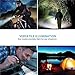 Rechargeable Flashlight, Magnetic Flashlight（included Battery), Super Bright Pocket-Sized COB Work Light T6 LED Torch with Clip, Zoomable, Water Resistant, 4 Modes for Camping Hiking 2 Pack