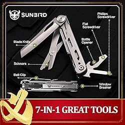 Pocket Knife with Clip, EDC Multitool Knife with