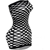Kathsofy Women's Fishnet Bodysuit Sexy Mesh Lingerie Chemise Nightwear