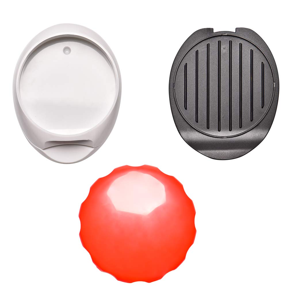 Burger Press Homemade Hamburger Maker Quarter Pounder 1/4 inch to 1/2 inches for BBQ Home Kitchen Grilling Accessories Red