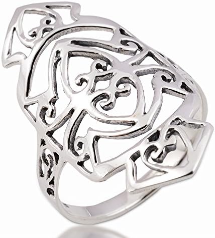 Cool & Nice Sterling Silver Ring Size 11.