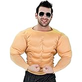 KalcyKizz Man's Muscle Suit Costumes Yellow X-Large