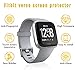 [8-Pack] OEAGO Fitbit Versa Screen Protector, Full Coverage Screen Protector for Fitbit Versa Smartwatch HD Clear, Easy Install, Anti-Bubble Film -Lifetime Replacements Warranty Accessories