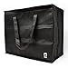 Rippl Insulated Grocery Bag - Reusable Grocery Bags - Foldable with Zipper Top - Set of 2 in Black