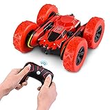 Abco Tech Remote Control RC Stunt Car Toy or Monster Truck – Nickel Cadmium Battery AA -2.4 GHz RC 4WD Buggy – 12 km/hr Speed with 80 m Control Distance - 360° Flip Design Remote Control Stunt Car