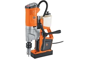 JANCY Fein 1,100W Universal Magnetic Core Drill with Motion Sensor and Integrated Coolant Tank - 1-3/8" HSS Cutter Max. Diameter, 2" Cutter Drilling Depth - JMU 404 M - 72705861120