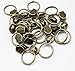 YaHoGa #5 Antique Brass Metallic Nylon Coil Zippers by The Yard Bulk Brown Tape 10 Yards with 20pcs Sliders for DIY Sewing Tailor Craft Bag (Anti-Brass Brown)