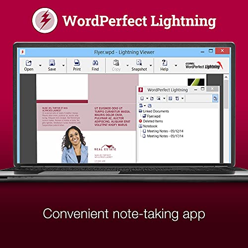 Corel WordPerfect Office Home & Student 2021 Office Suite of Word Processor, Spreadsheets