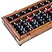 THY COLLECTIBLES Vintage-Style 17 Digit Rods Wooden Abacus Soroban Chinese Japanese Calculator Counting Tool w/Reset Button 14