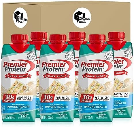 The Award Box Premier Protein High Protein Shakes Birthday Cake Batter ...