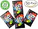 50 Smell Proof Bags - 4x6 inch Mylar Bags Resealable Ziplock FDA Approved Food Safe Aluminum Material (Face Design 4x6) - by BEST Designs