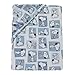Bedtime Originals Peanuts Forever Snoopu Fitted Crib Sheet, Blue/White
