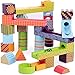 Mini Marble Mayhem | Classic Wooden Marble Run | STEM Physics Exploration Toy for Kids & Toddlers, 32 Pieces