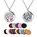 Tree of Life 316L Stainless Steel Essential Oil Diffuser Necklace Pendant Jewelry 23.4