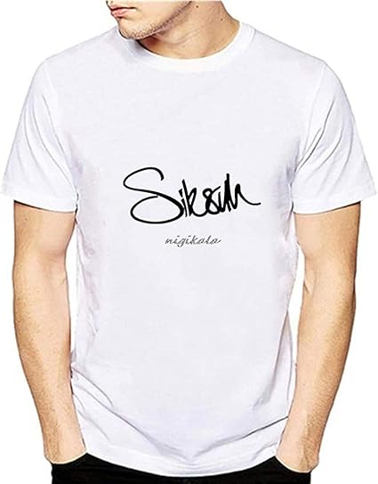 Amazon Tシャツの男性植シルクtシャツ夏半袖植シルクメンズカジュアルヒップホップtシャツ原宿oネック特大tシャツオム Tシャツ カットソー 通販