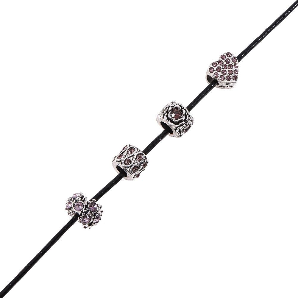 PH PandaHall 10 m Cowhide Leather Cord Round 2 mm for DIY Jewellery Making Necklace and Bracelet, Black, 2mm - Image 4