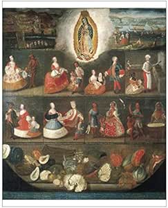 Diseño de escenas de Mestizaje de. 1750 Circa. Casta pinturas aquot