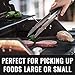 Grillaholics BBQ Grill Tools Set - 4-Piece Heavy Duty Stainless Steel Barbecue Grilling Utensils - Premium Grill Accessories for Barbecue - Spatula, Tongs, Fork, and Basting Brush (Grey)