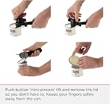 Kuhn Rikon Automatic Can Opener Gray No Sharp Edge Easy Open view 3