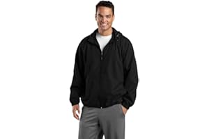 Sport-Tek Men's Hooded Raglan Jacket