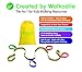 Childrens Walking Rope (4 Child) - Premium Quality, Teacher Designed, Extra Safety Feature on Handles. Hi Viz Detail for Best Visibility.
